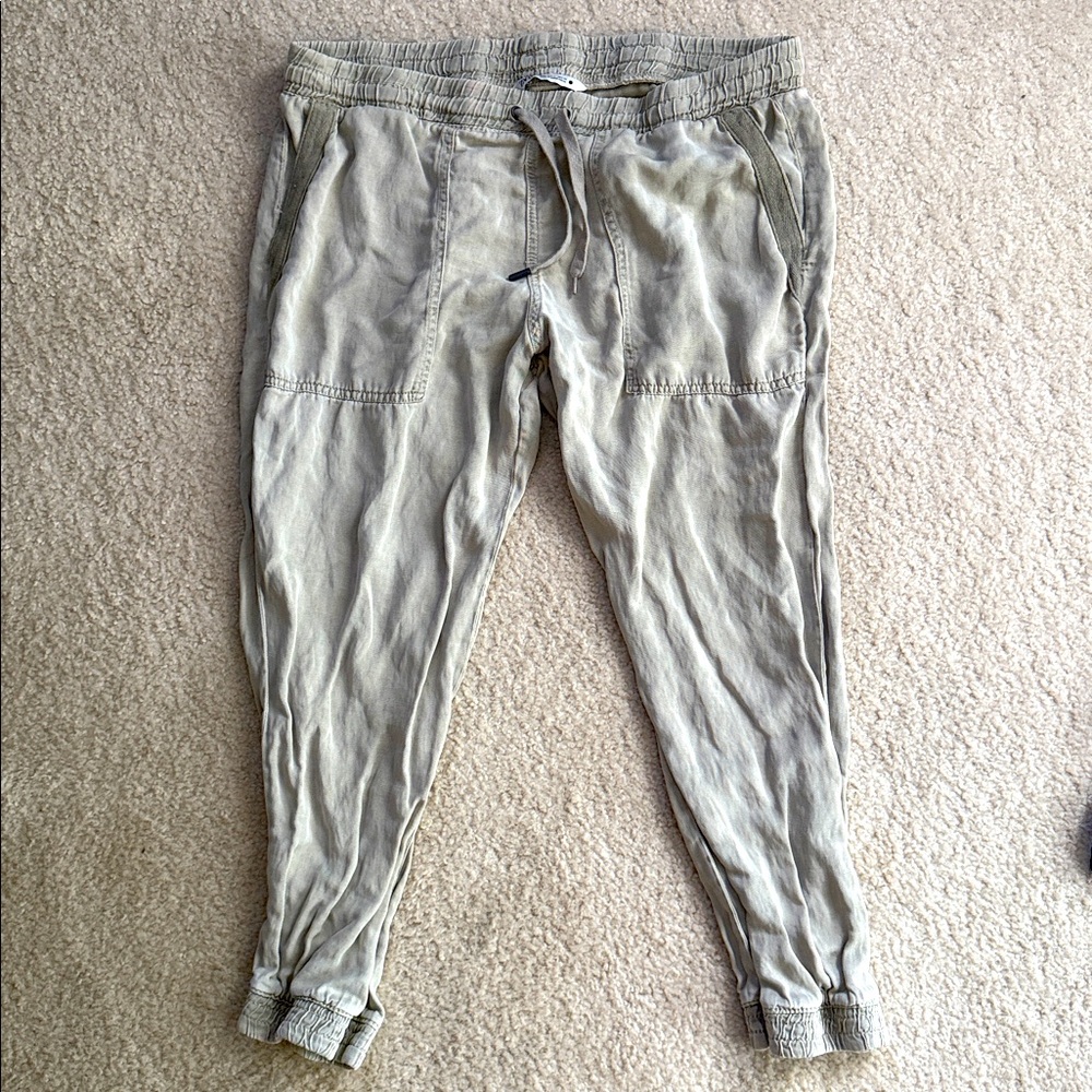 Zara Women’s Tan / Green Pants - Size Large